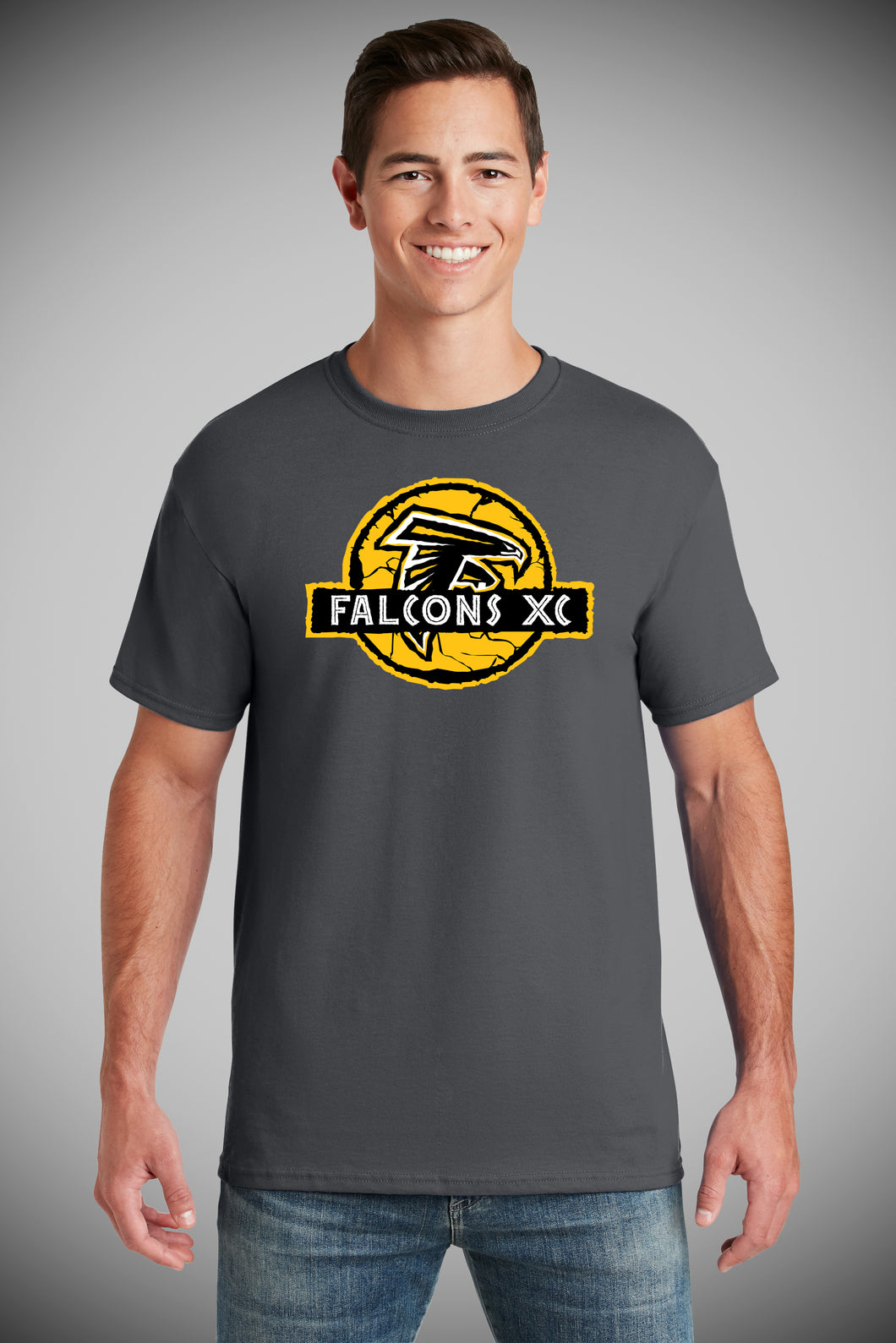 LM - Jurassic XC - Charcoal Grey T-Shirt
