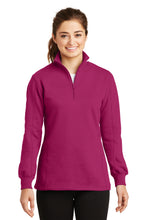 Sport-Tek: Ladies 1/4-Zip Sweatshirt (LST253)