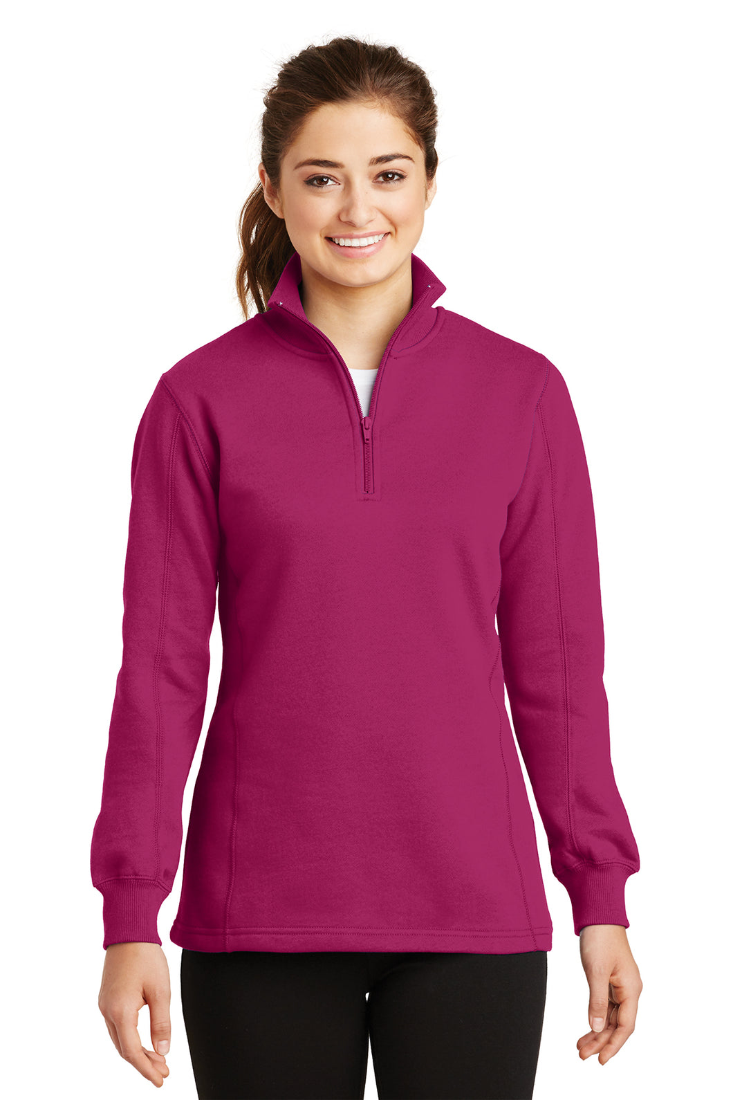Sport-Tek: Ladies 1/4-Zip Sweatshirt (LST253)