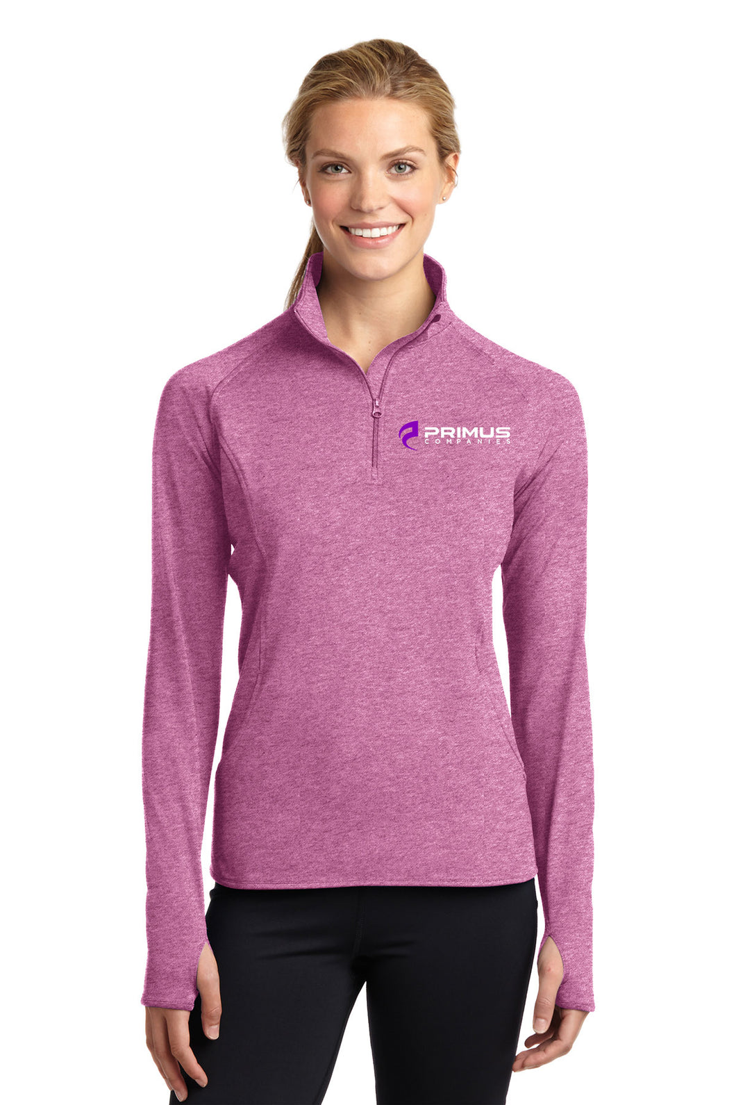 Sport-Tek: Ladies Sport-Wick Stretch 1⁄2-Zip Pullovers (LST850)