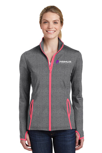 Sport-Tek: Ladies Sport-Wick Stretch Contrast Full-Zip Jacket (LST853)